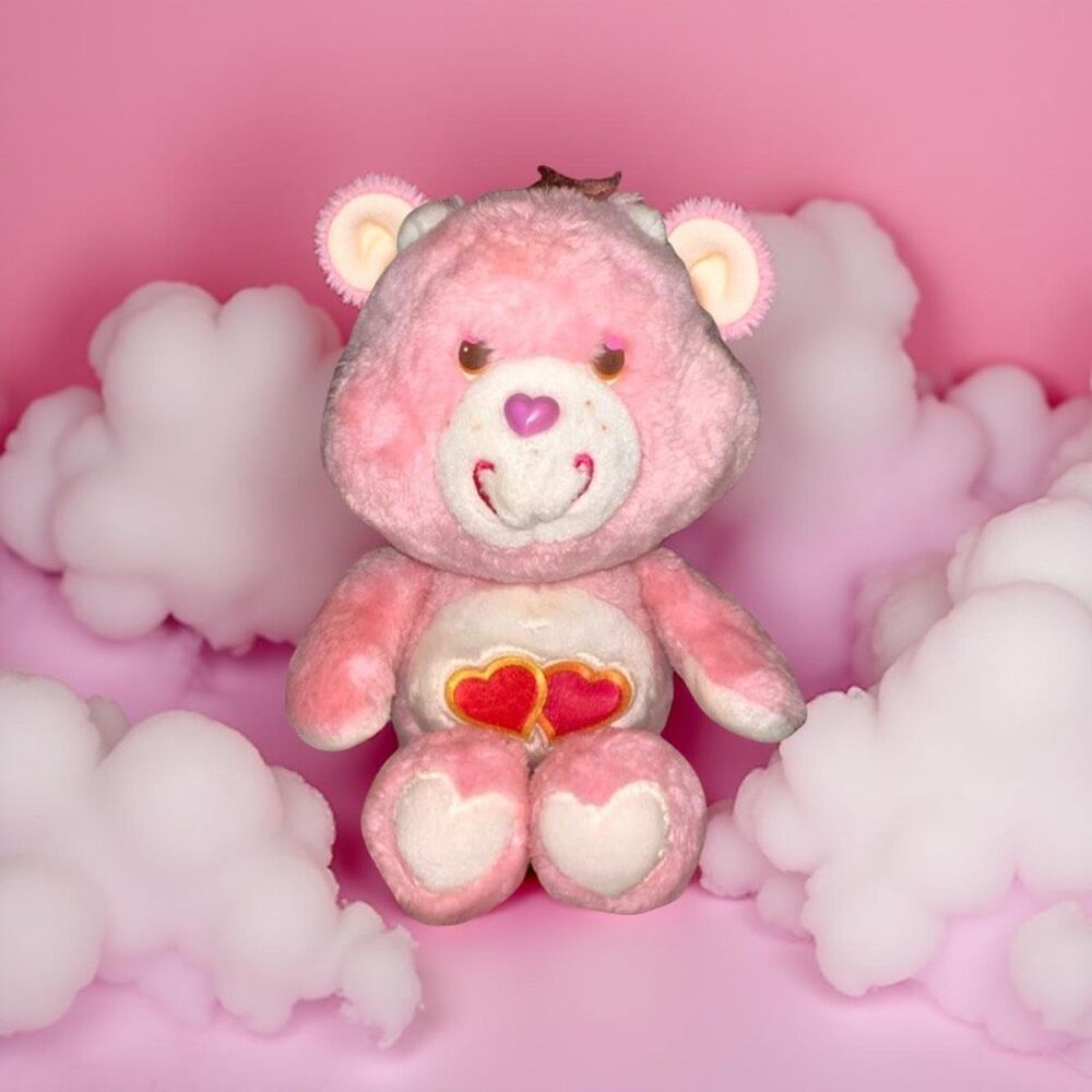 Vintage 1983 Kenner Love A Lot Bear Plush 13”